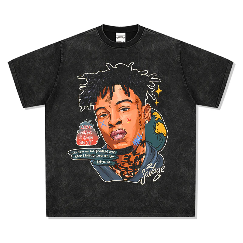 21 Savage By Comics 47 TEE - Image 3