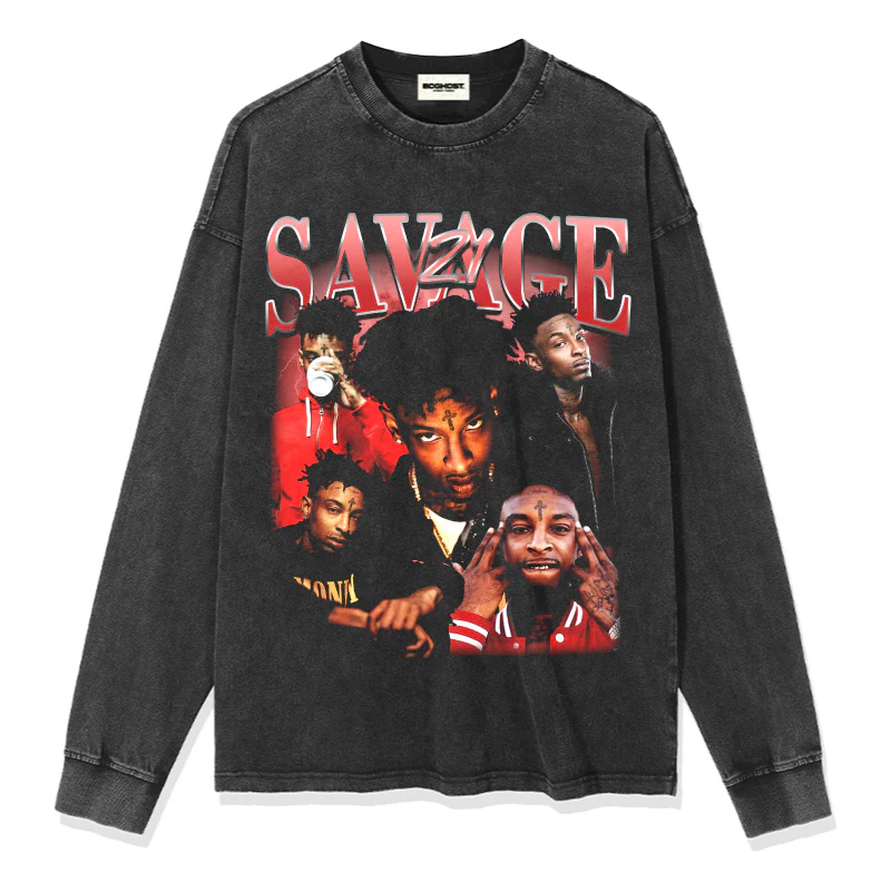 21 SAVAGE Sweatshirt 2024 - Image 2