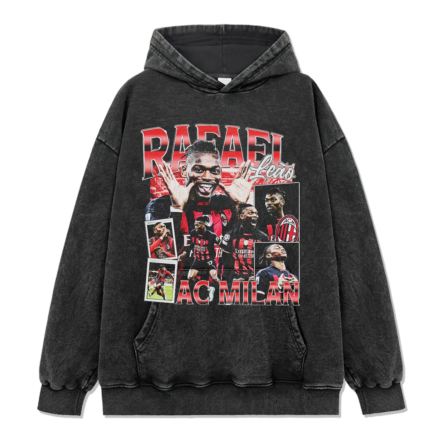 Ac Milan By Rafael Leão Hoodie - Image 3