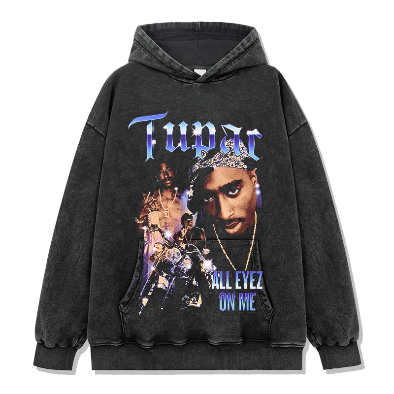 All Eyez On Me By Tupac Shakur Hoodie - Image 2