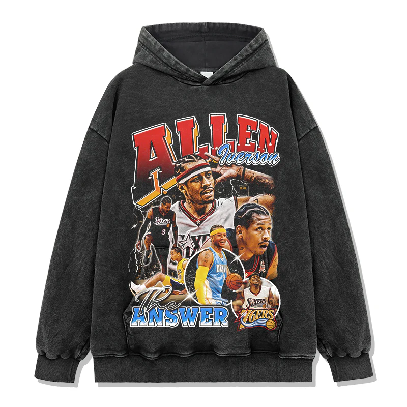 Allen Iverson HOODIE NBA - Image 2