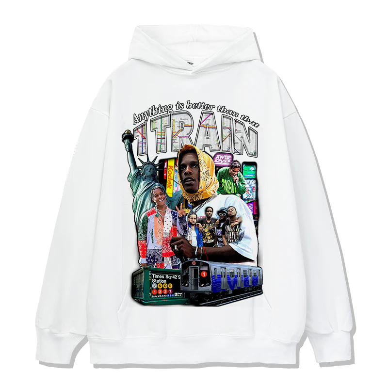 Anything is better than that 1 Train By Asap Rocky Hoodie - Image 3