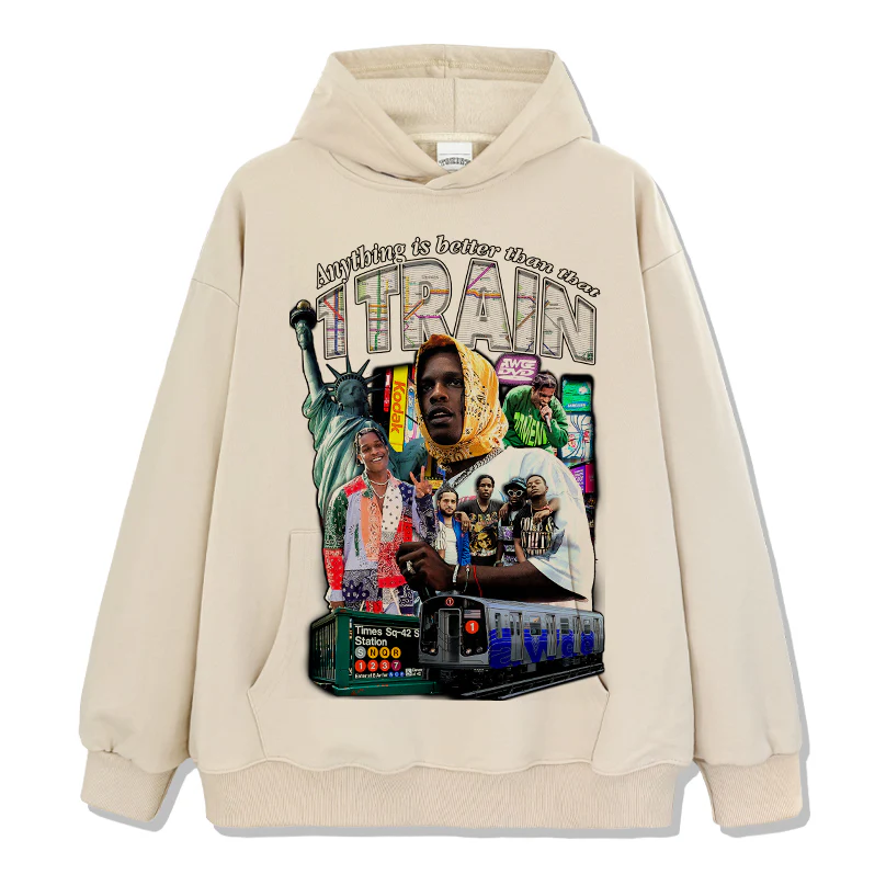 Anything is better than that 1 Train By Asap Rocky Hoodie - Image 4