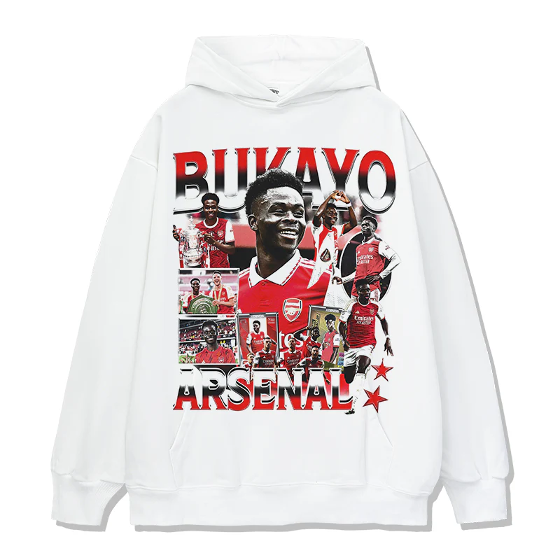 Arsenal By Bukayo Saka Hoodie - Image 3