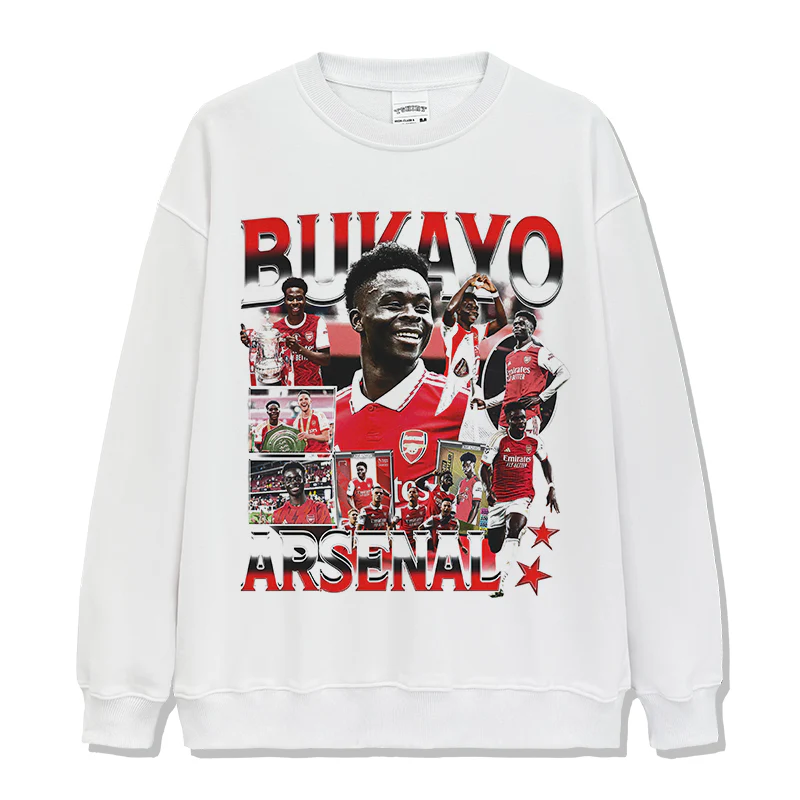 Arsenal By Bukayo Saka Sweatshirt - Image 3