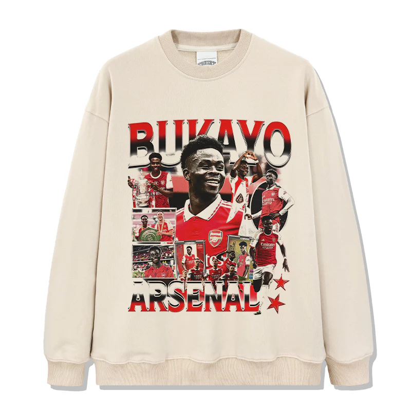 Arsenal By Bukayo Saka Sweatshirt - Image 4