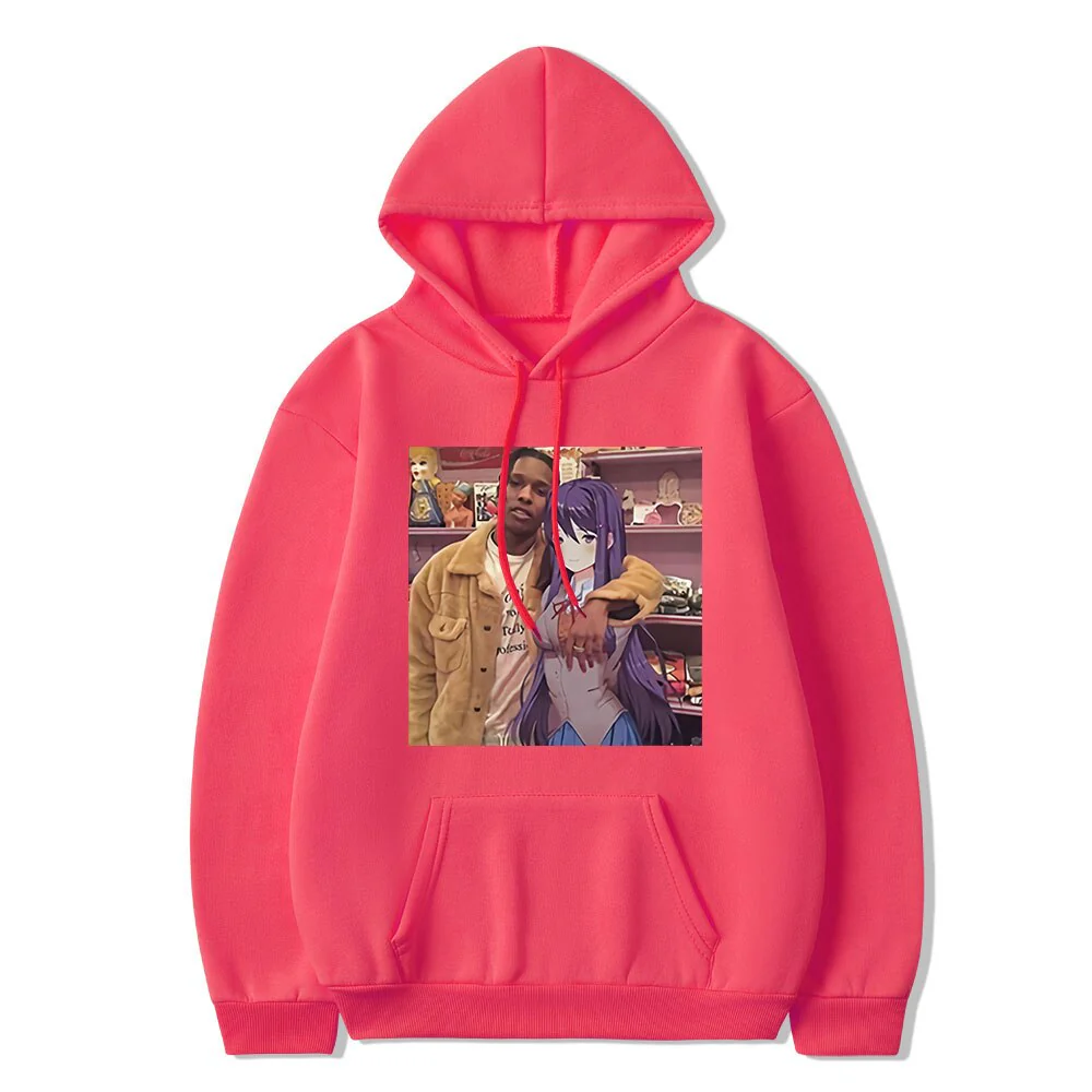 ASAP Rocky Anime Darling In The Franxx Zero Hoodies Streetwear Unisex - Image 12