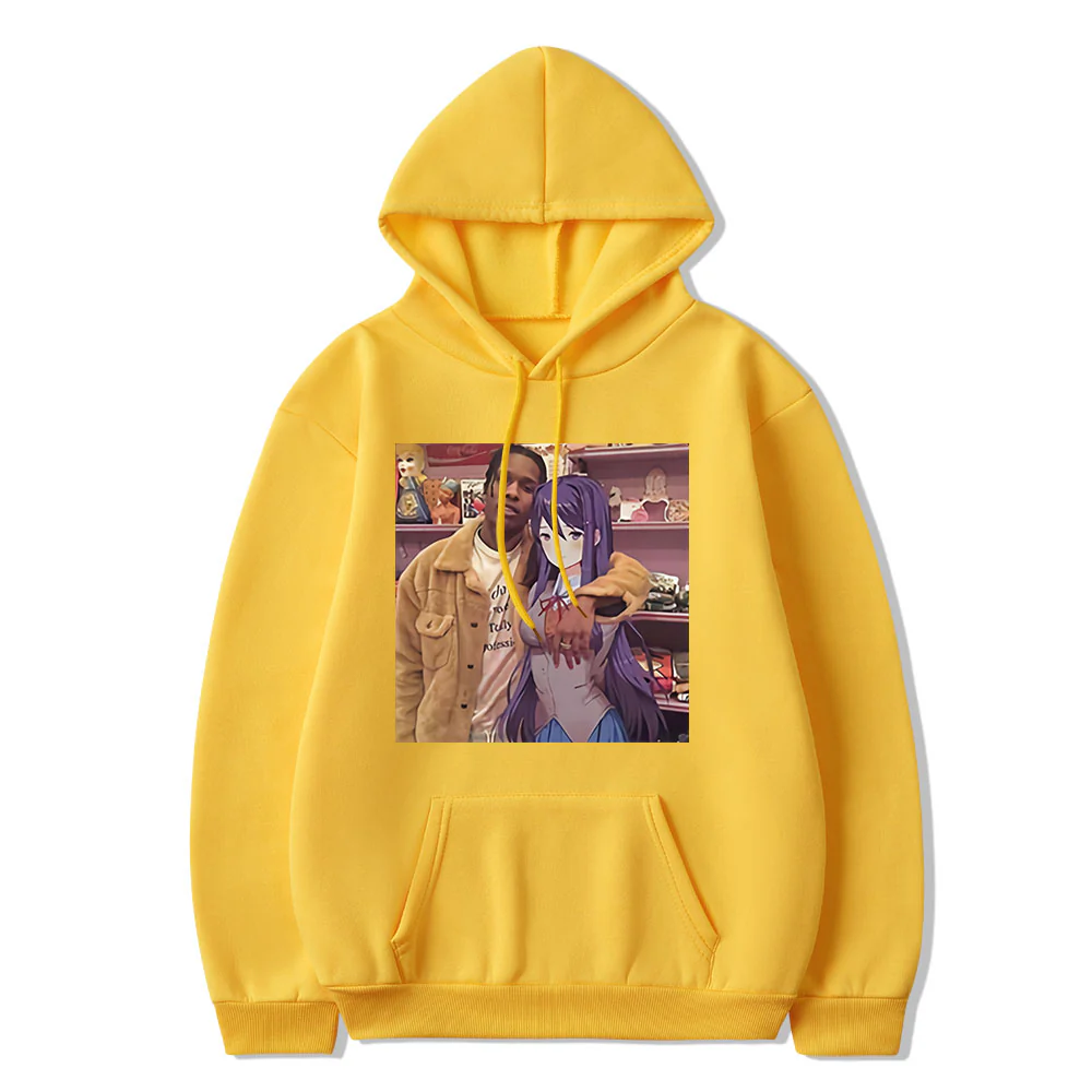 ASAP Rocky Anime Darling In The Franxx Zero Hoodies Streetwear Unisex - Image 16