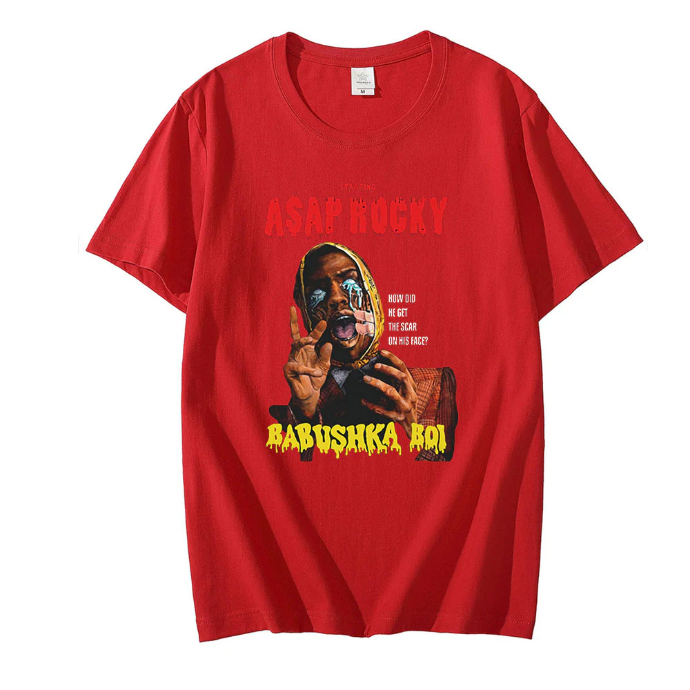 Asap Rocky Graphic Printed T shirt Oversized Unisex - Image 14