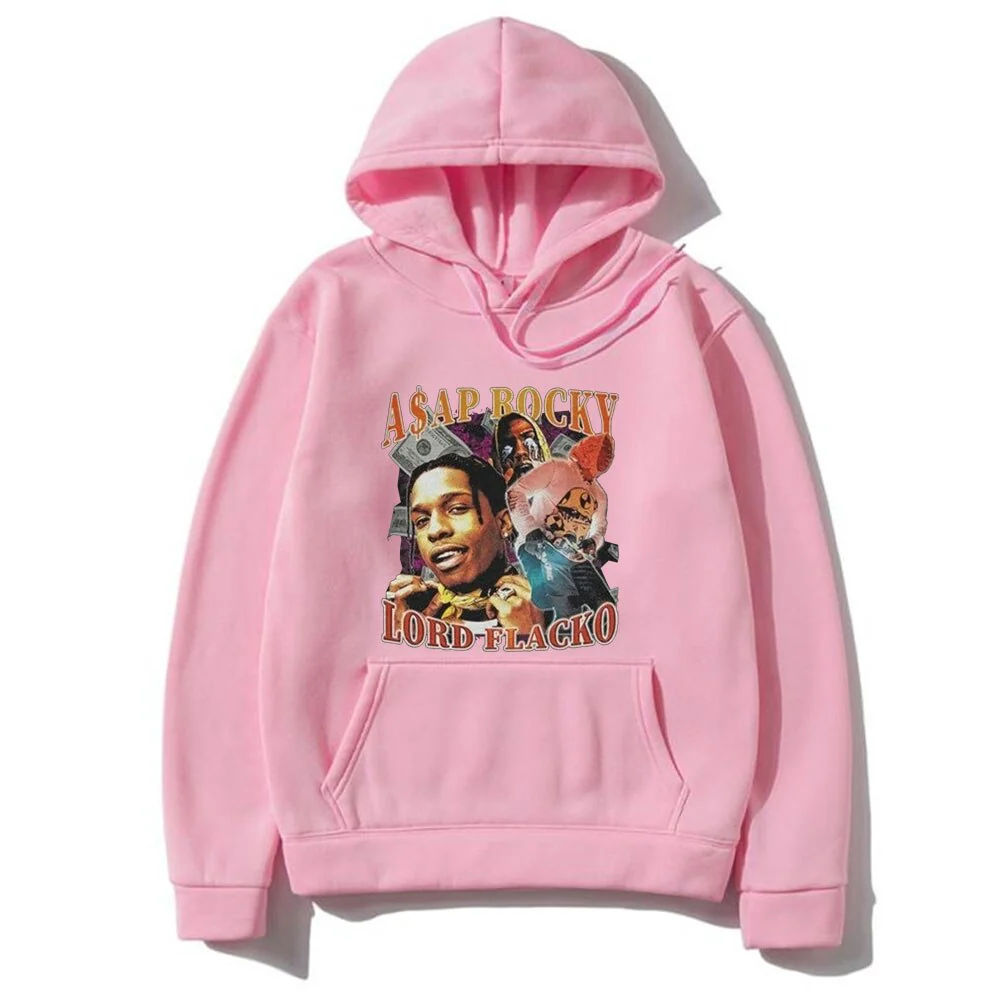 ASAP Rocky Hoodies Casual Streetwear pullover - Image 3