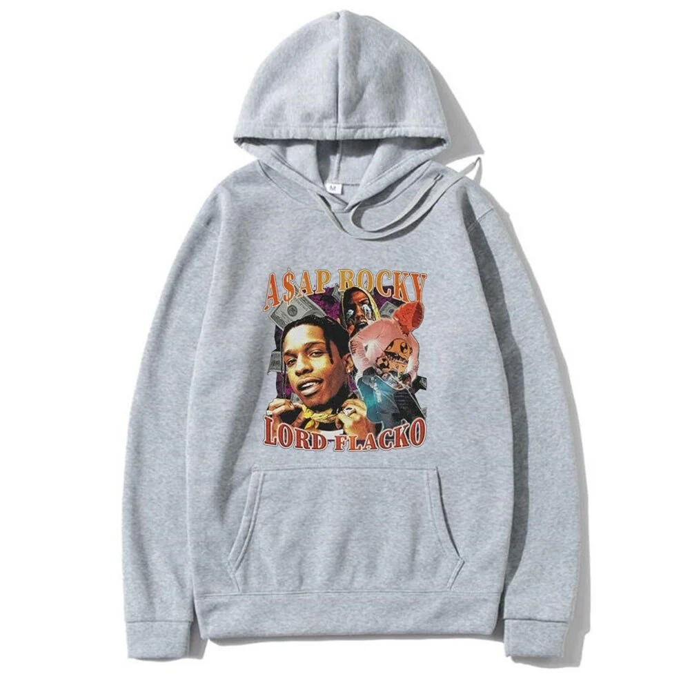 ASAP Rocky Hoodies Casual Streetwear pullover - Image 6