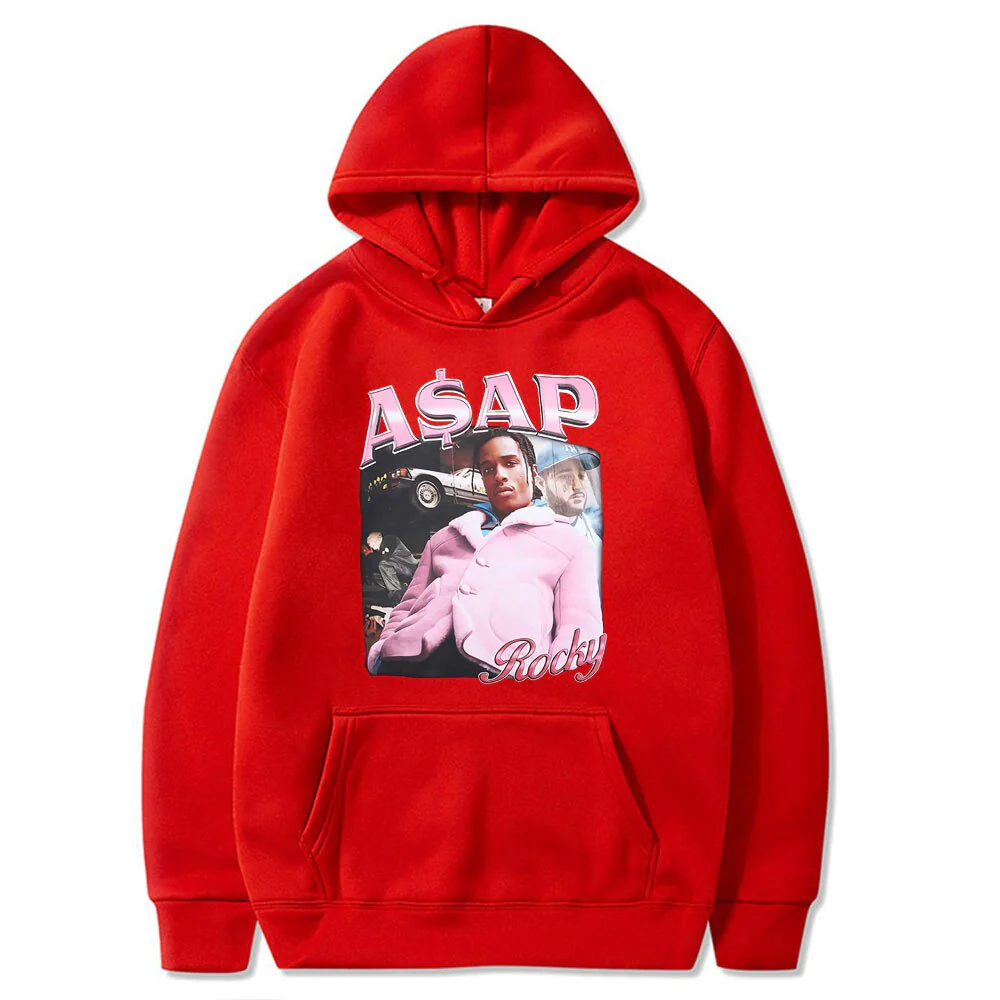 Asap Rocky Hoodies Vintage Pullover - Image 3