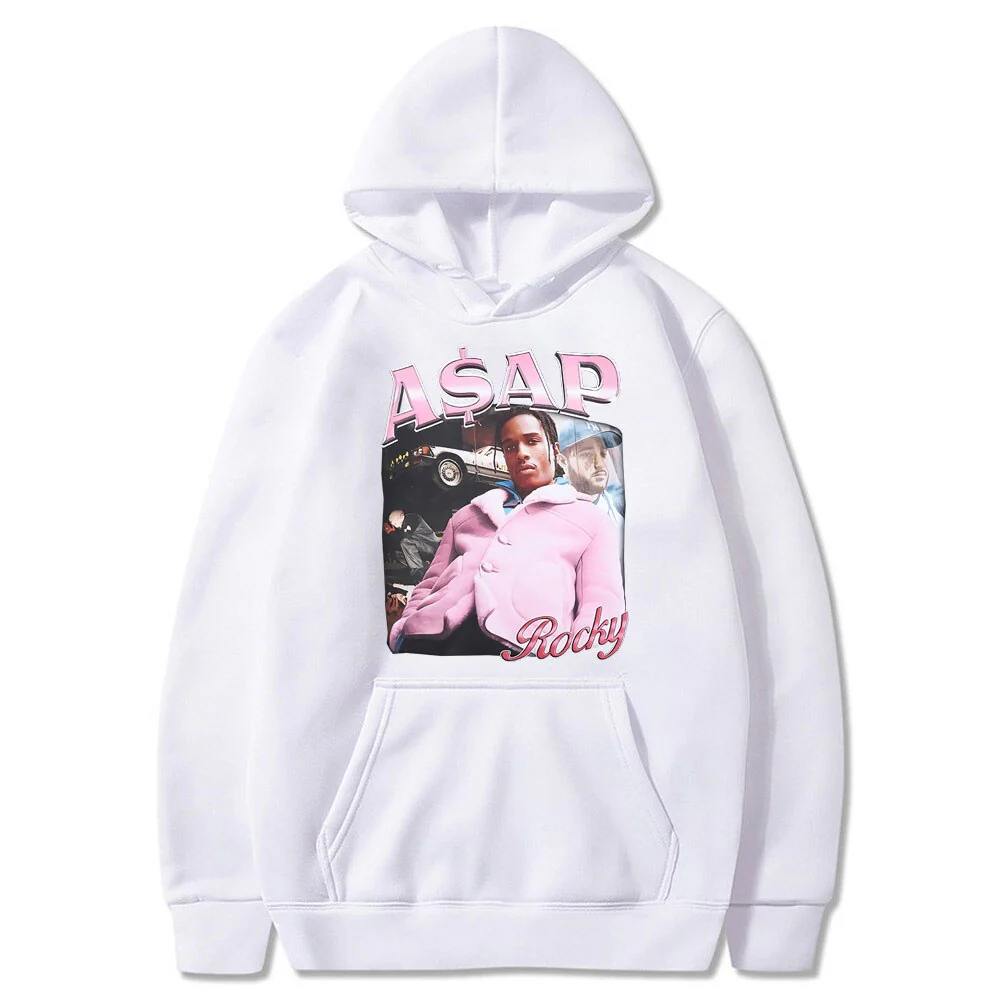 Asap Rocky Hoodies Vintage Pullover - Image 4