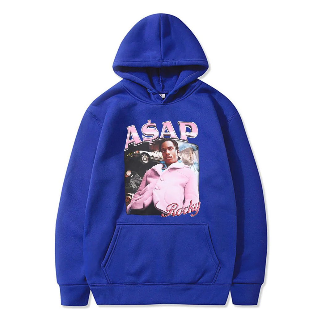 Asap Rocky Hoodies Vintage Pullover - Image 6