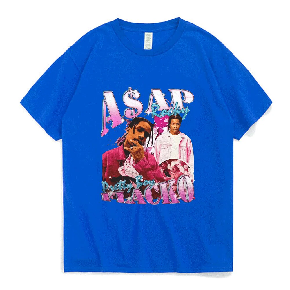 Asap Rocky T Shirt Fashion Streetwear Vintage Punk Hip Hop - Image 3