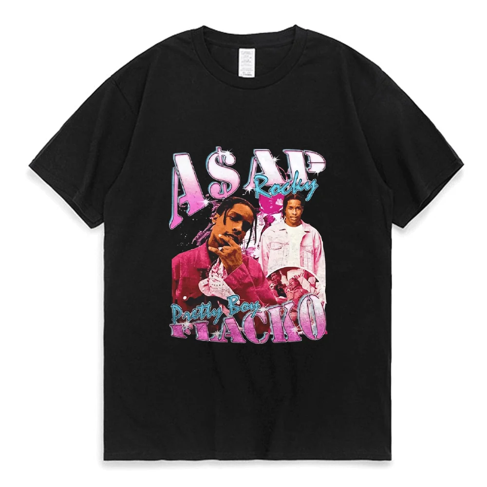 Asap Rocky T Shirt Fashion Streetwear Vintage Punk Hip Hop - Image 4