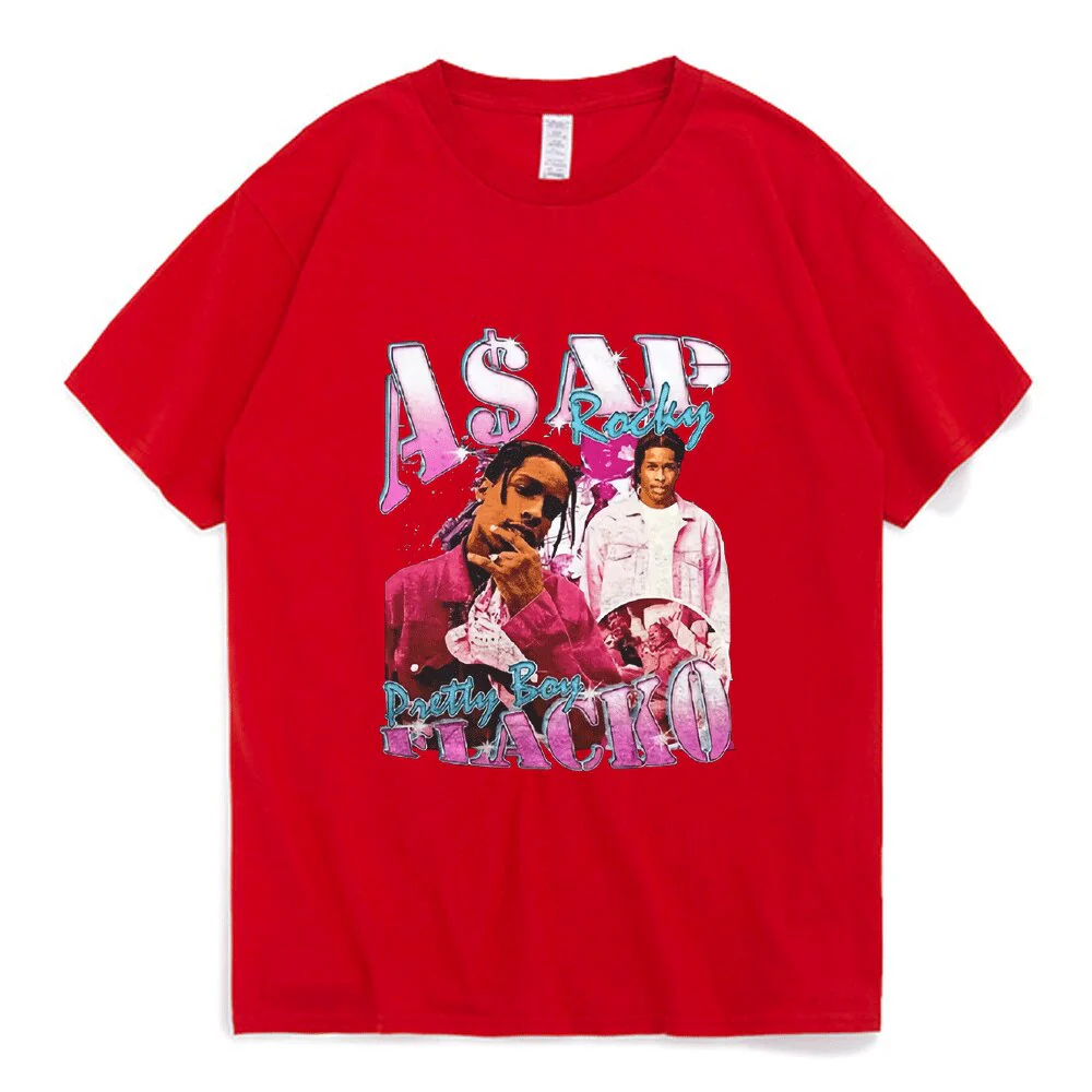 Asap Rocky T Shirt Fashion Streetwear Vintage Punk Hip Hop - Image 7