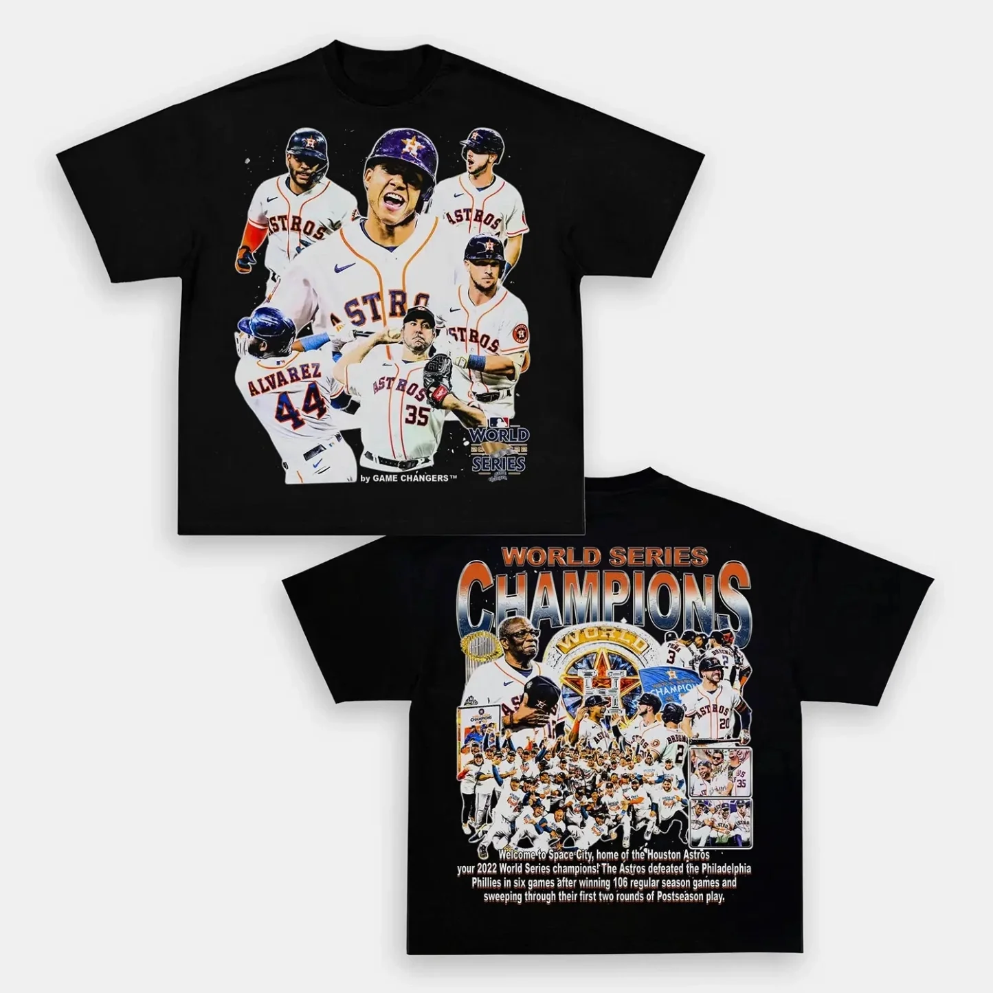 Astros Back Design TEE