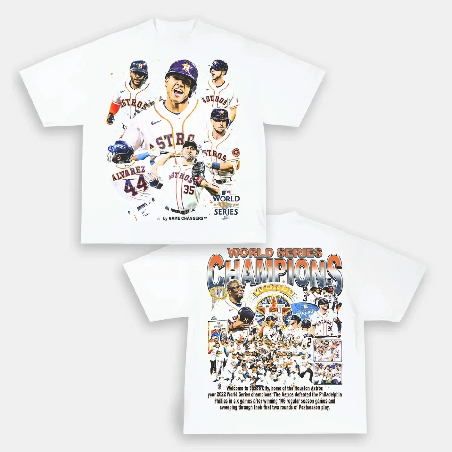 Astros Back Design TEE - Image 2