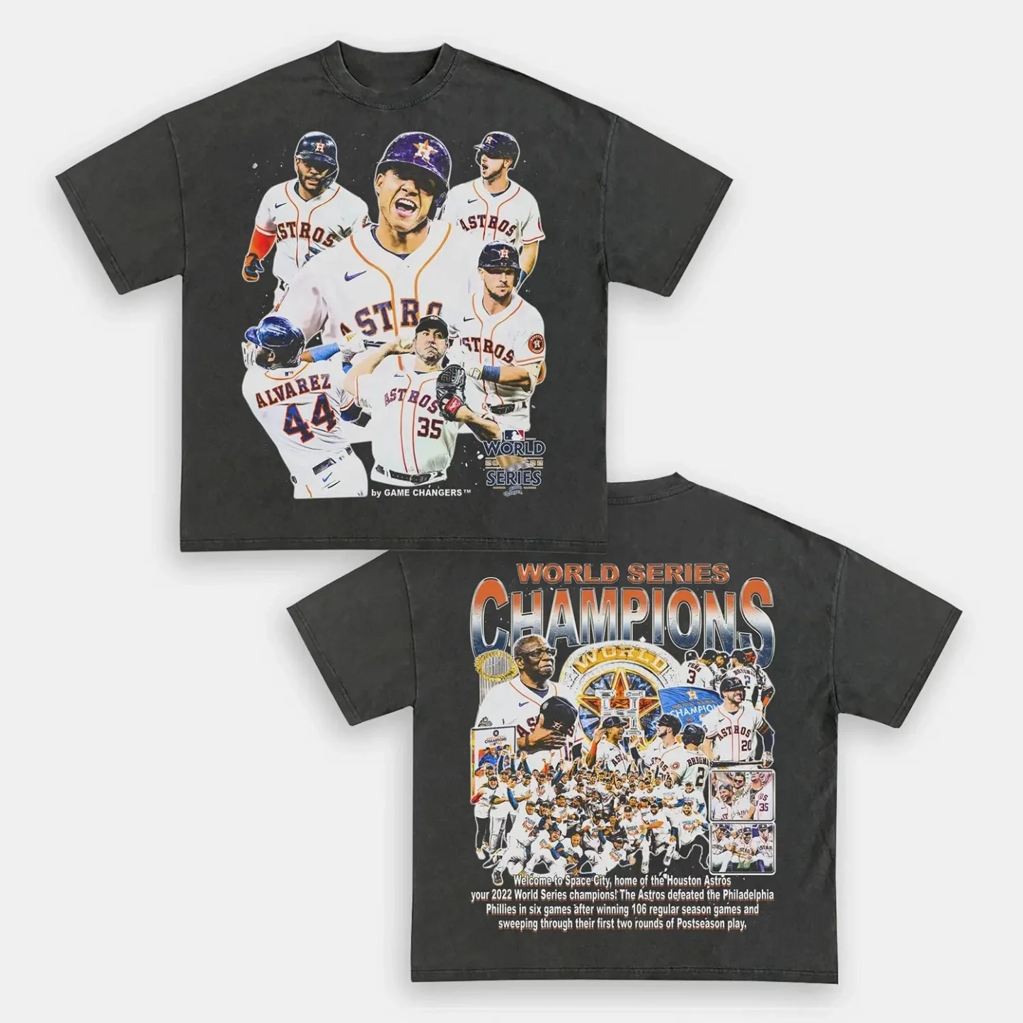 Astros Back Design TEE - Image 3