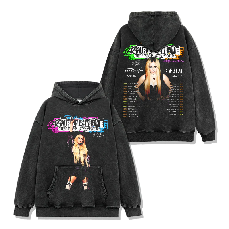 Avril Lavigne "Greatest Hits Tour 2025" Hoodie - Image 2