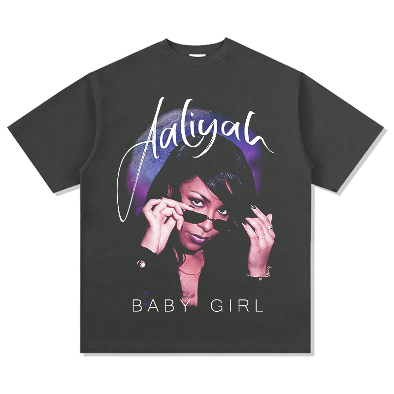 Baby Girl By Aaliyah Tee - Image 2