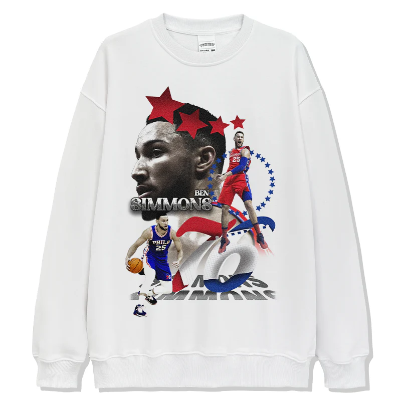 Ben Simmons Sweatshirt NBA 2024 - Image 3