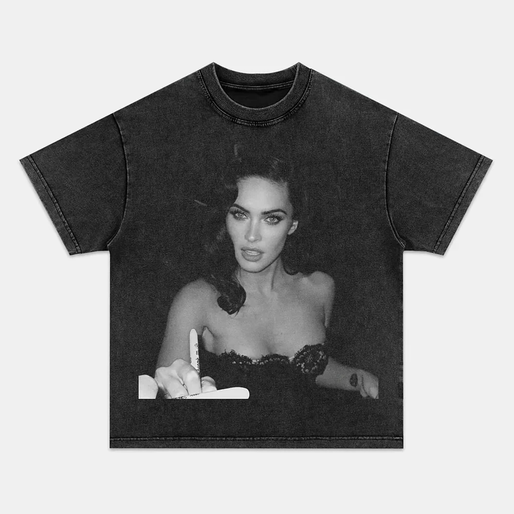 Bold Megan Fox Graphic Tee Fierce Style - Image 2
