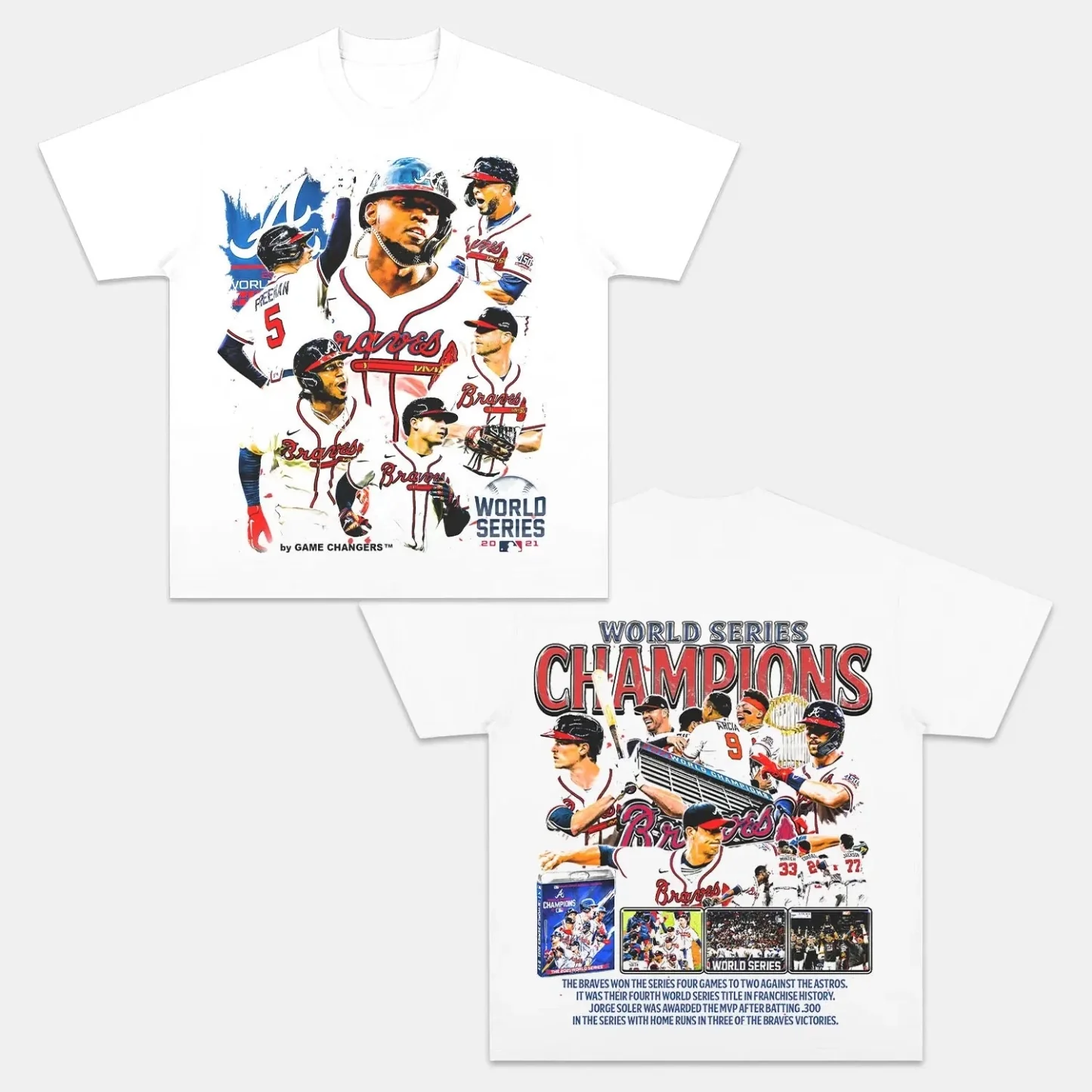 Braves Back Design TEE - Image 2