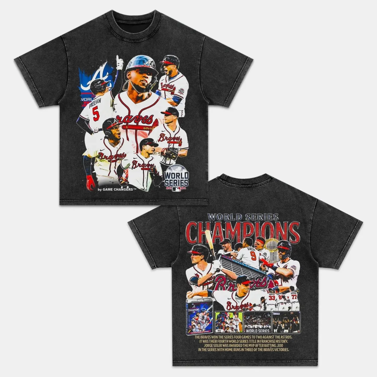 Braves Back Design TEE - Image 3
