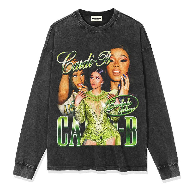 CARDI-B "BODAK YELLOW" SWEATSHIRT 2024 - Image 3