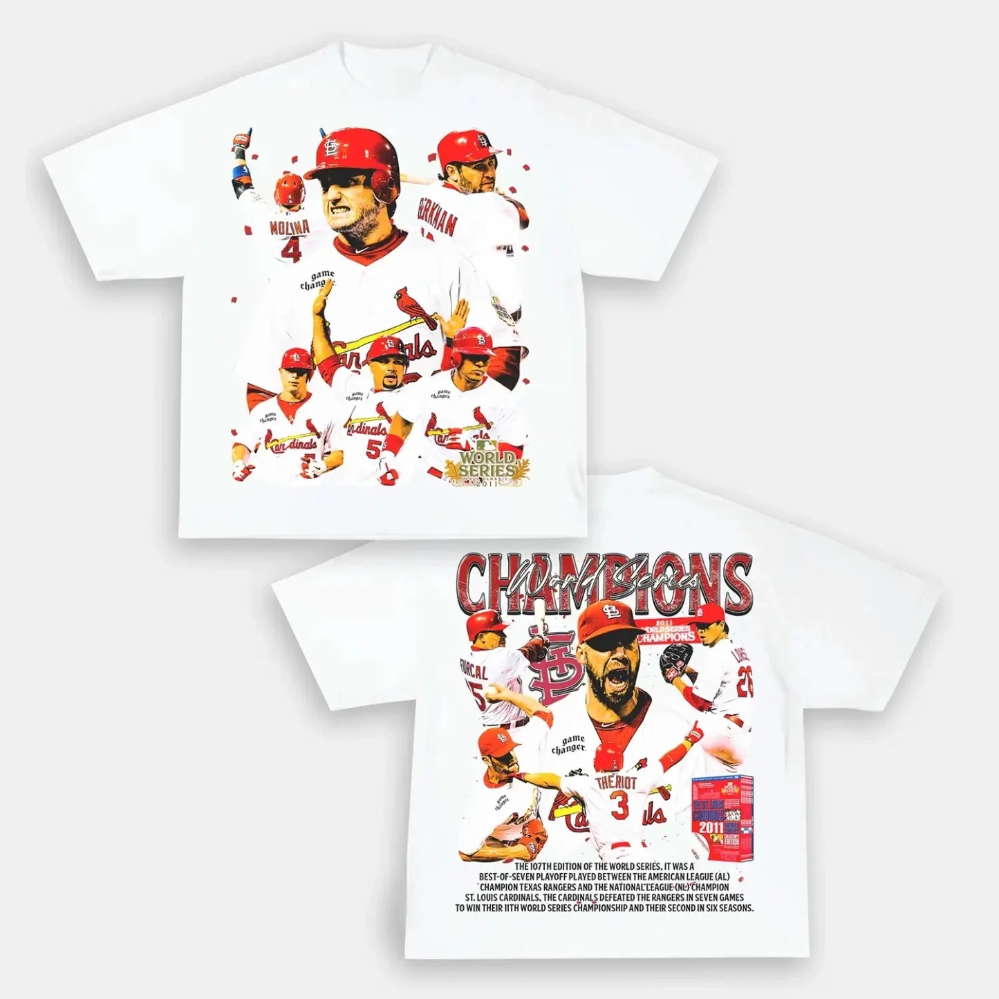 Cardinals Back Design TEE - Image 2