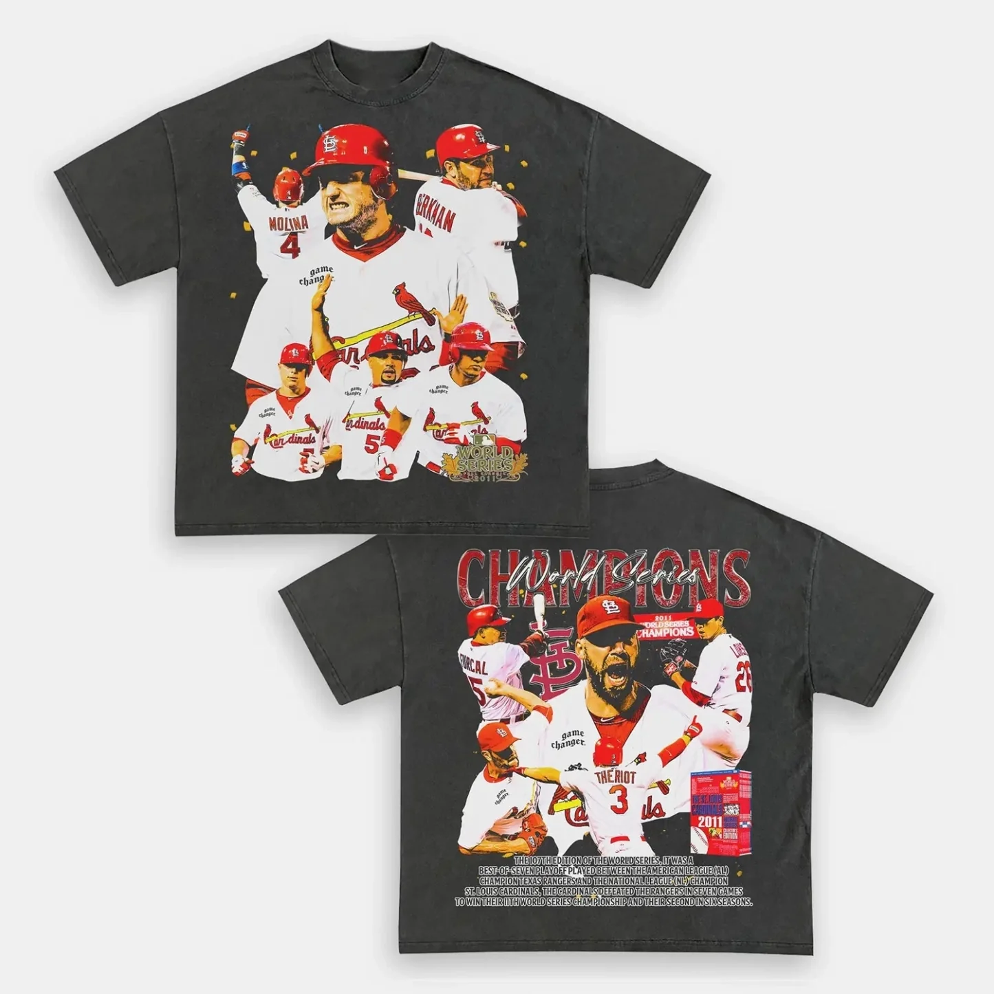 Cardinals Back Design TEE - Image 3