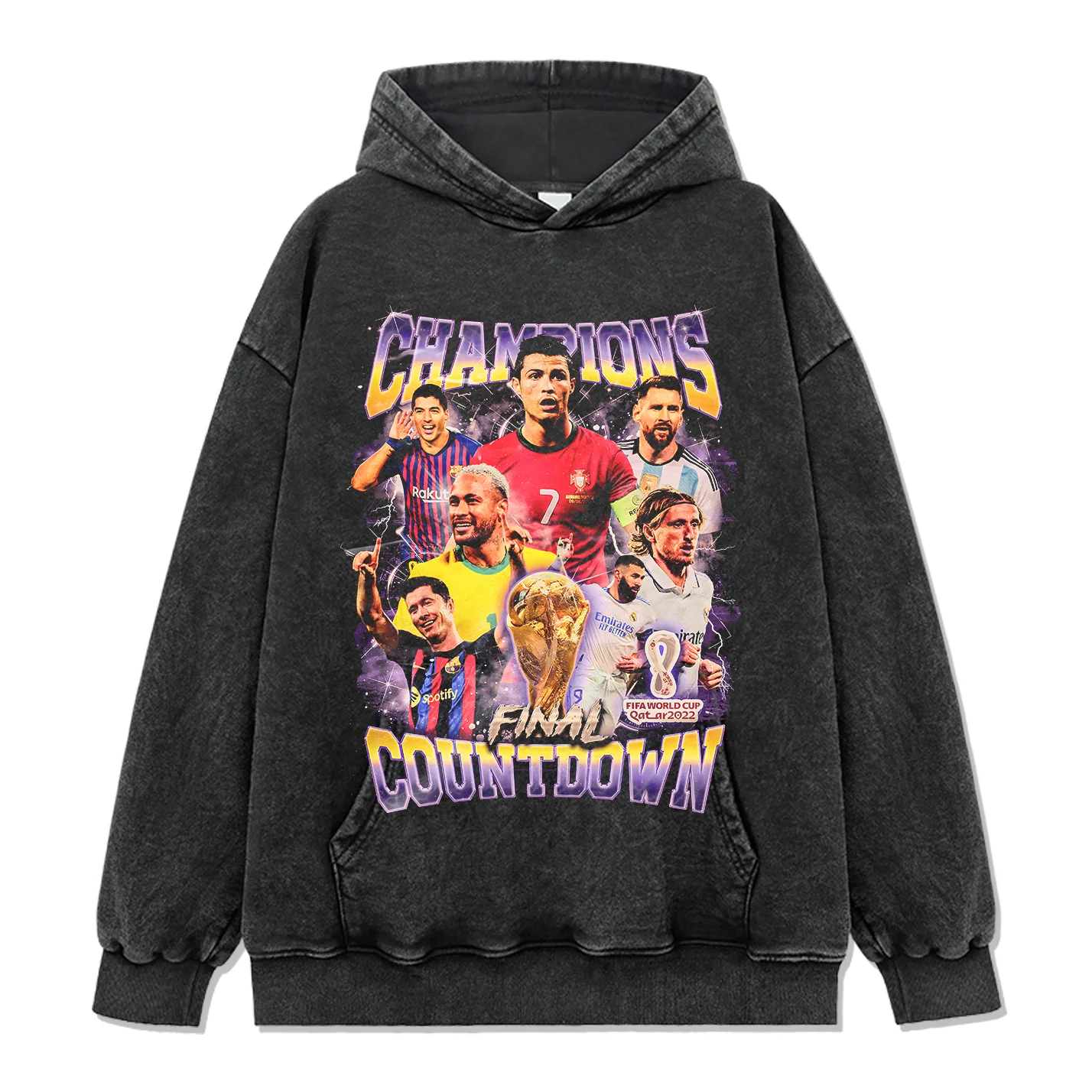 Champions Final Countdown Fifa World Cup Qatar 2022 Hoodie - Image 2