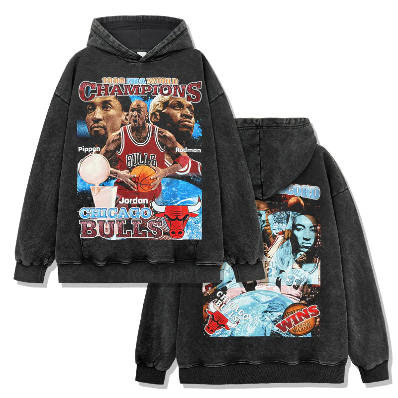 Chicago Bulls HOODIE NBA 2024 - Image 2