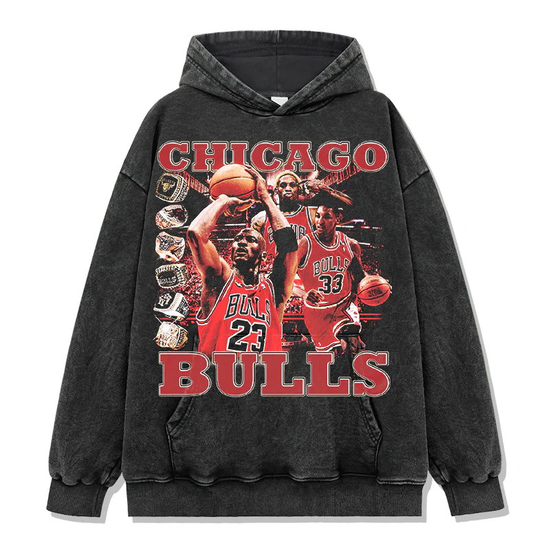 Chicago Bulls HOODIE NBA 2024 - Image 2