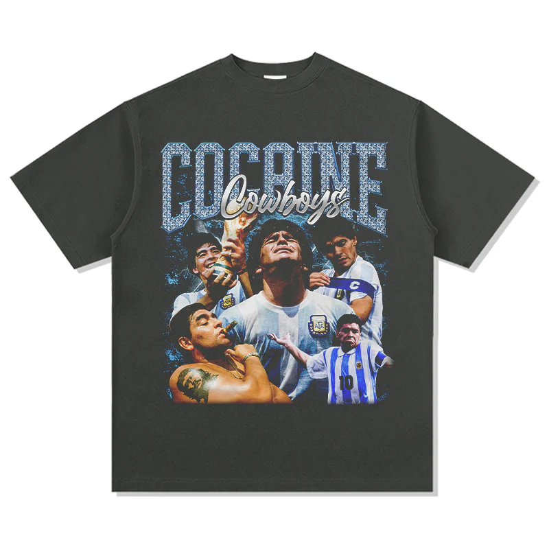 Cocaine Cowboys By Diego Maradona Tee - Image 2