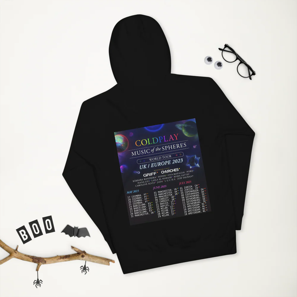 Coldplay Tour 2023 Hoodie - Image 2