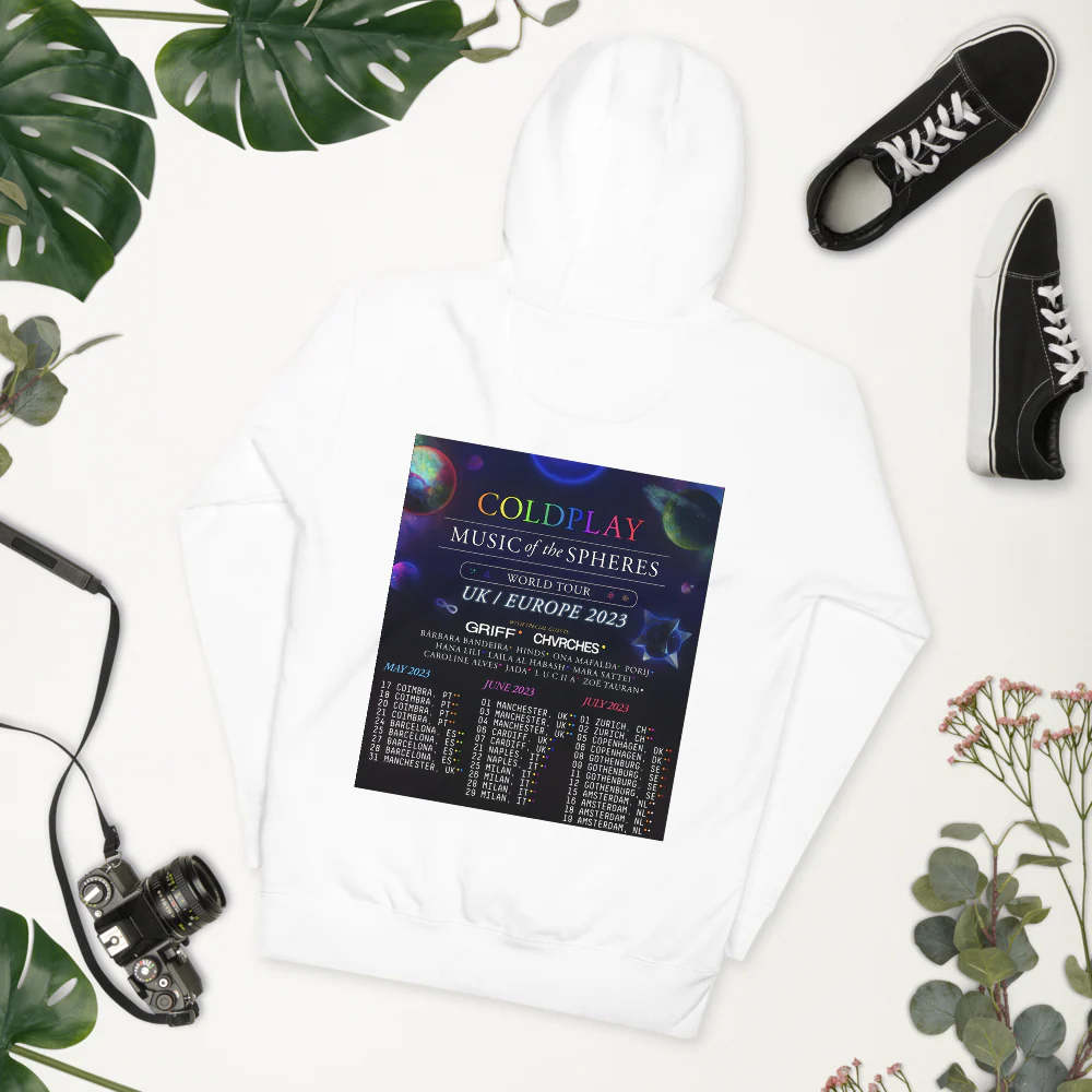 Coldplay Tour 2023 Hoodie - Image 3