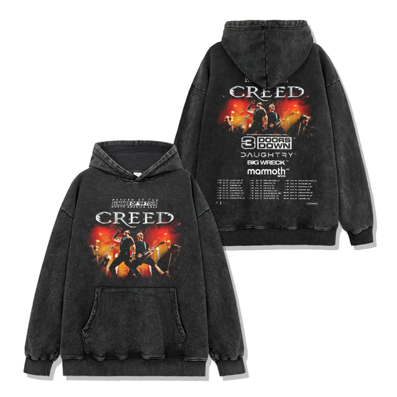 Creed "3 Doors Down" Hoodie - Image 2