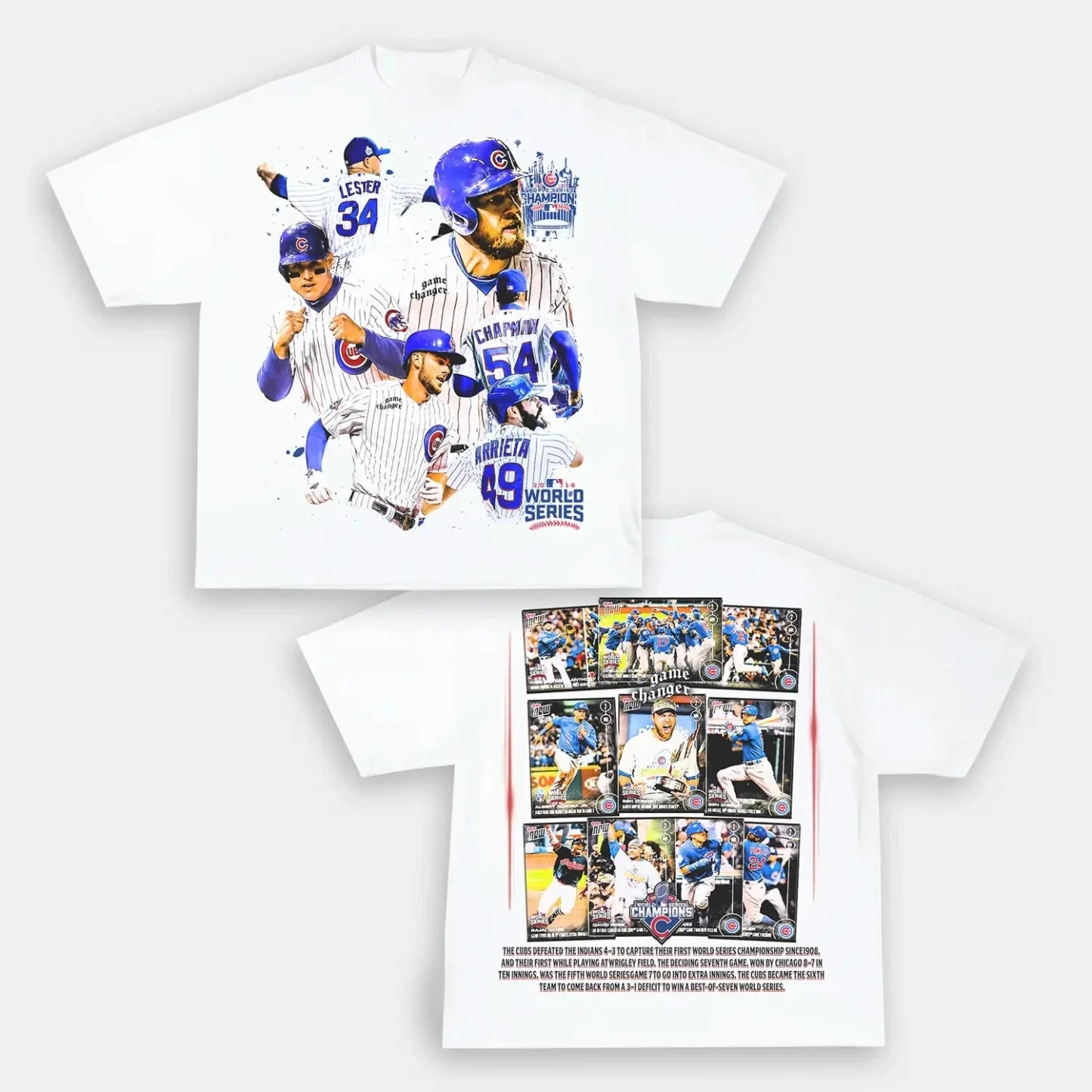 Cubs Back Design TEE - Image 2