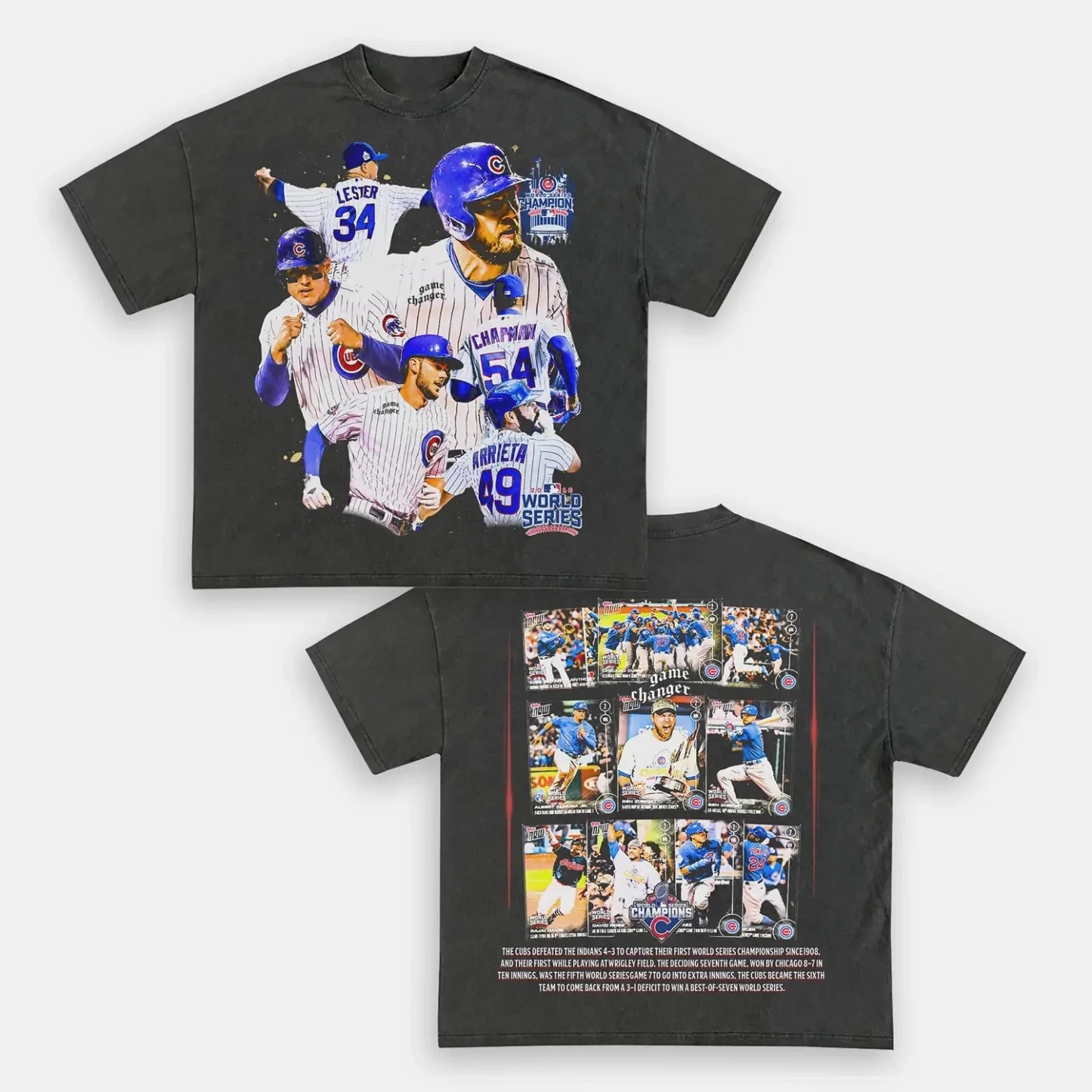 Cubs Back Design TEE - Image 3