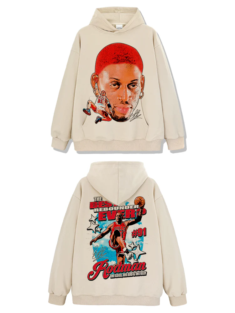 Dennis Rodman HOODIE NBA 2024 - Image 4