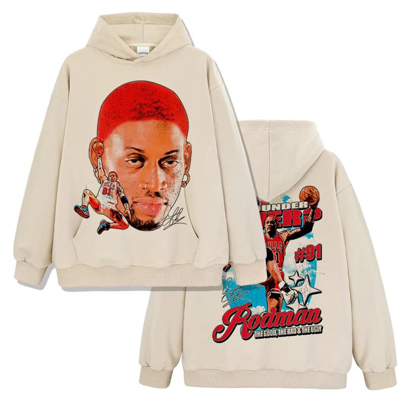 Dennis Rodman HOODIE NBA 2024 - Image 2