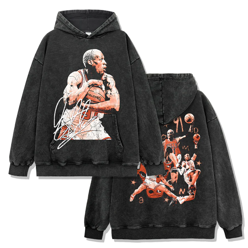 Dennis Rodman HOODIE NBA 2024 - Image 4