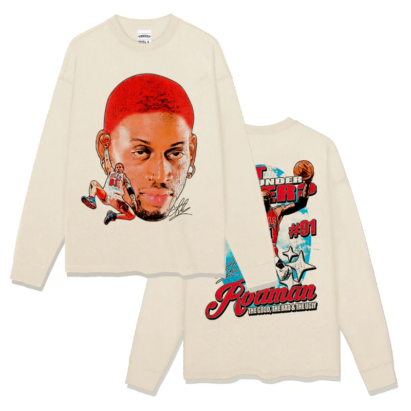 Dennis Rodman Sweatshirt NBA 2024 - Image 5