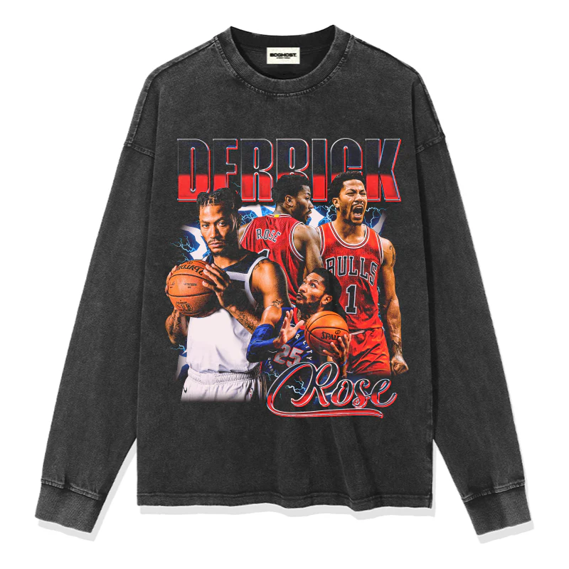 Derrick Rose Sweatshirt NBA 2024 - Image 2
