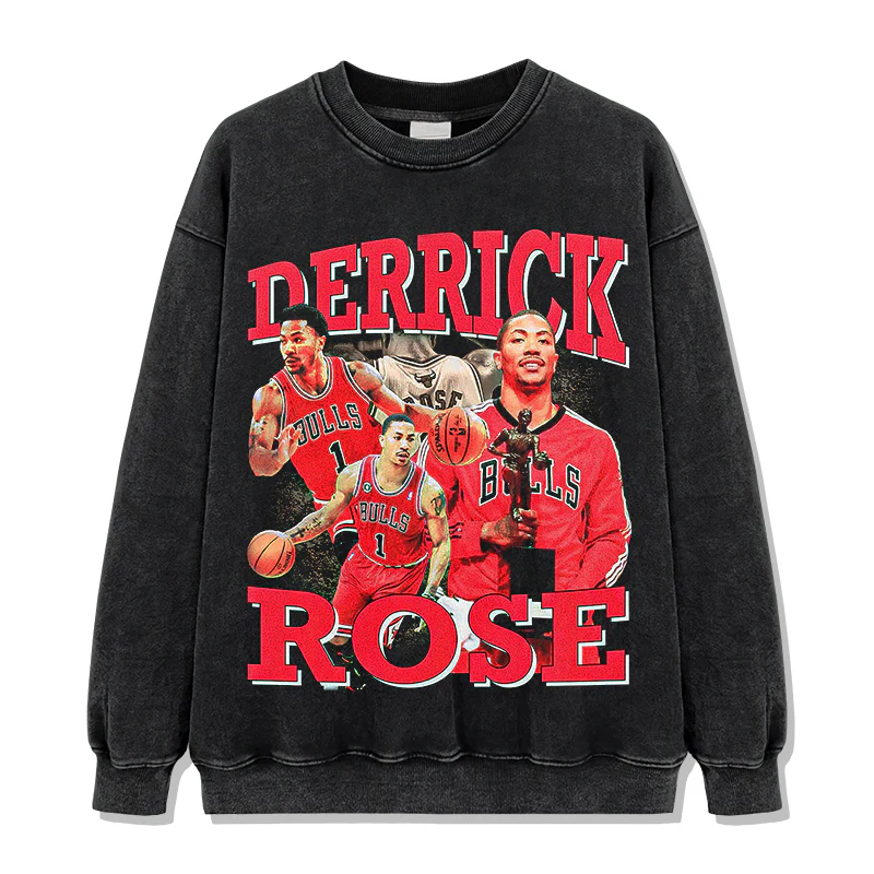 Derrick Rose Sweatshirt NBA 2024 - Image 2