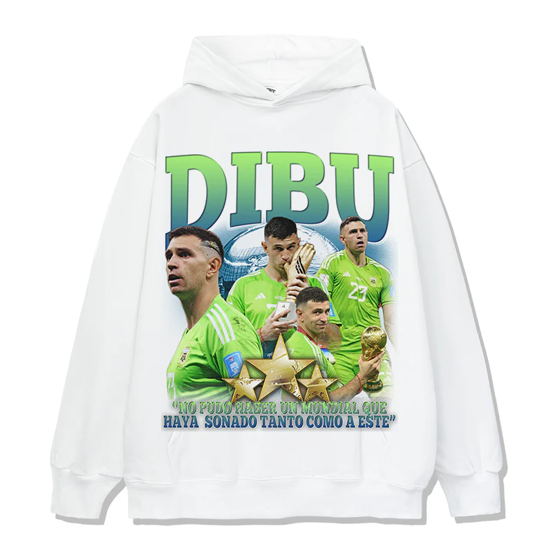 Dibu "No Pudo Haber Un MunDial Que Haya Sonado Tanto Como A Este" Emiliano Martínez Hoodie - Image 3