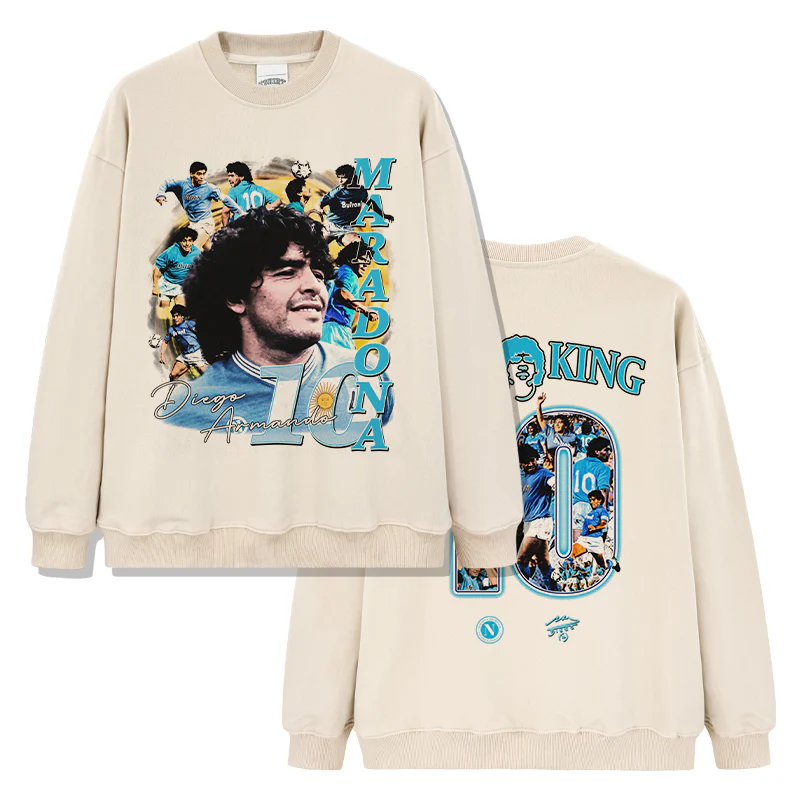 DIEGO MARADONA FOOTBALL SWEATSHIRT 2024 - Image 2